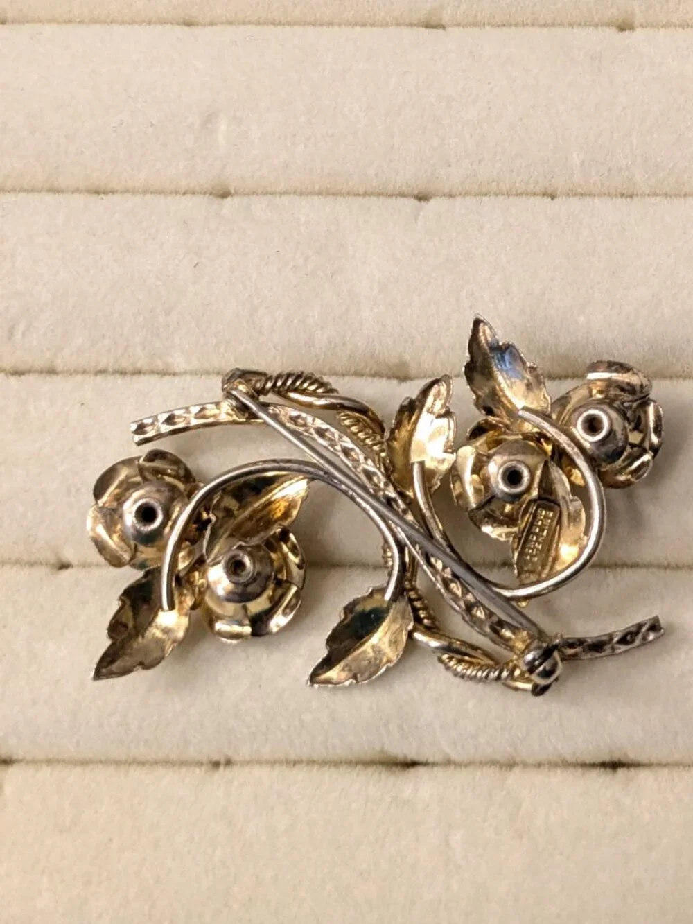 Vintage Bond Boyd Brooch Pin  Gold over Sterling